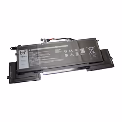BTI CN-02K0C5 compatible 78Wh 6-cell battery for DELL LATITUDE 74002in1 9410 2in1 INSPIRON 14 7000, 6500 mAh, 78 Wh, Lithium- ...