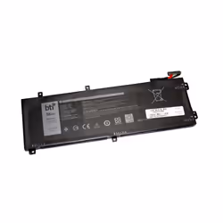 BTI XYCW0 compatible 56Wh 3-cell battery for DELL G7 17 7700 SERIES VOSTRO 15 7500, 4649 mAh, 53 Wh, Lithium-Ion (Li-Ion), 11 ...