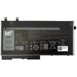 BTI 0GK3D3 compatible 51Wh 3-cell battery for Dell Latitude 5420 Rugged