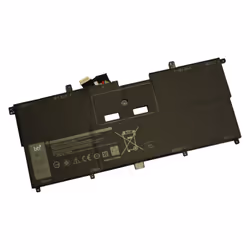 BTI 451-BBXR compatible 46Wh 4-cell battery for Dell XPS 9365, 5940 mAh, 45 Wh, Lithium-Ion (Li-Ion), 7.6 V, Black, 1 pc(s)