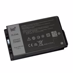 BTI BTY-M492-compatible 53.5Wh 3-cell battery for MSI SWORD 15 PULSE GL66, 4690 mAh, 54 Wh, Lithium-Ion (Li-Ion), 11.4 V, Bla ...