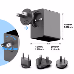 Origin Storage OS-MWC65W power adapter/inverter Indoor 65 W Black - Additional view 3