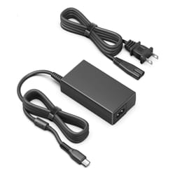 BTI 65W USB-C AC Adapter with 8 output voltages for all USB-C devices up to 65W - UK Connections