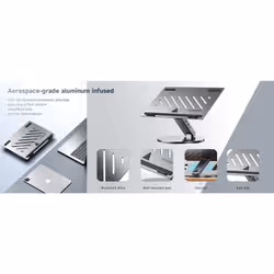 Origin Storage Origin Laptop Stand with 6in1 Hub - Additional view 2