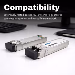 Origin Storage AFBR-710SMZ Avago Broadcom Compatible Transceiver SFP+ 10GBase-SR (850nm MMF 400m LC DOM) - Additional view 2