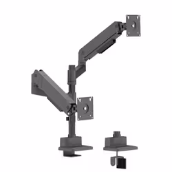 Origin Storage Gas Spring Dual Monitor Arm with VESA 75x75 and 100x100 - Additional view 4