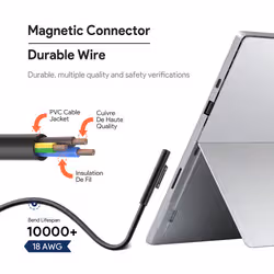 Origin Storage 65W Pro 5 6 7 8 Book Surface Charger 15V4A With 5V1A USB - Additional view 4