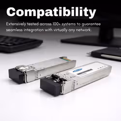 Origin Storage VMWare compatible Transceiver SFP+ 1/10GBase-SR (850nm MMF 300m LC DOM) - Additional view 3