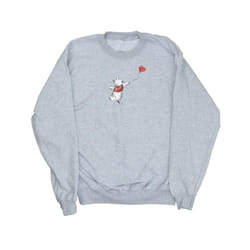 Disney Mens Winnie The Pooh Balloon Sweatshirt - XXL, Sports Grey
