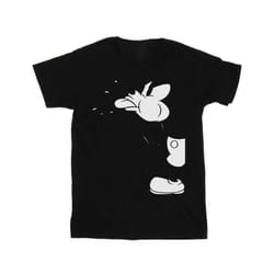 Disney Mens Mickey Mouse Cut T-Shirt - XL, Black