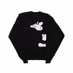 Disney Mens Mickey Mouse Cut Sweatshirt - M, Black