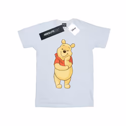 Disney Mens Winnie The Pooh Cute T-Shirt - L, White