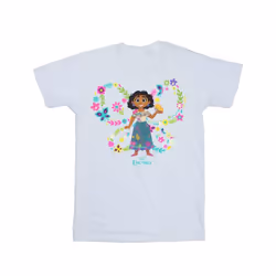 Disney Girls Encanto Mirabel Butterfly Cotton T-Shirt - 7-8 Years, White