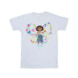Disney Girls Encanto Mirabel Butterfly Cotton T-Shirt - 7-8 Years, White