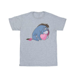 Disney Womens/Ladies Winnie The Pooh Eeyore Mouth Cotton Boyfriend T-Shirt - S, Sports Grey
