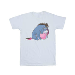 Disney Womens/Ladies Winnie The Pooh Eeyore Mouth Cotton Boyfriend T-Shirt - XXL, White