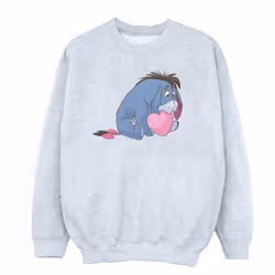 Disney Womens/Ladies Winnie The Pooh Eeyore Mouth Sweatshirt - M, Sports Grey