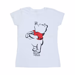 Disney Womens/Ladies Winnie The Pooh Drawing Cotton T-Shirt - XL, White