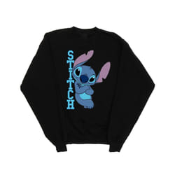 Disney Mens Lilo And Stitch Posing Sweatshirt - XXL, Black