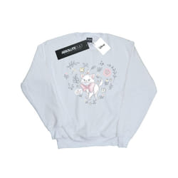 Disney Girls The Aristocats Marie Heart Sweatshirt - 7-8 Years, White
