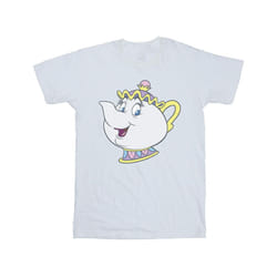 Disney Womens/Ladies Beauty And The Beast Mrs Potts Cotton Boyfriend T-Shirt