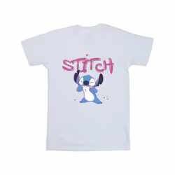 Disney Boys Lilo And Stitch Graffiti T-Shirt - 3-4 Years, White