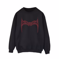 Marvel Mens Doctor Strange Wanda Crown Sweatshirt - M, Black