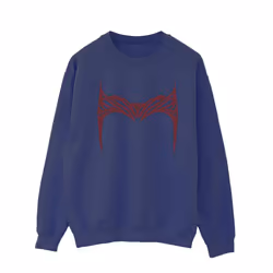 Marvel Mens Doctor Strange Wanda Crown Sweatshirt - XL, Navy Blue