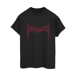 Marvel Womens/Ladies Doctor Strange Wanda Crown Cotton Boyfriend T-Shirt - XL, Black