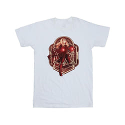 Marvel Mens Doctor Strange Wanda Vintage T-Shirt - S, White