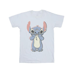 Disney Mens Lilo And Stitch Big Print T-Shirt - L, White