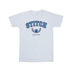 Disney Mens Lilo And Stitch Collegial T-Shirt - XXL, White