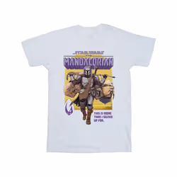 Star Wars Mens The Mandalorian More Than I Signed Up For T-Shirt - XXL, White