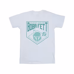 Star Wars Mens The Book Of Boba Fett Galactic Helm Chest T-Shirt - XL, White