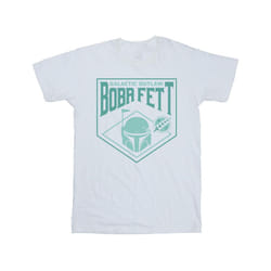 Star Wars Mens The Book Of Boba Fett Galactic Helm Chest T-Shirt - XL, White