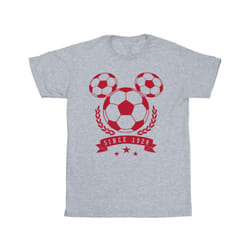 Disney Boys Mickey Football Head T-Shirt - 12-13 Years, Sports Grey