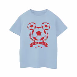 Disney Boys Mickey Football Head T-Shirt - 12-13 Years, Baby Blue