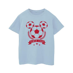 Disney Boys Mickey Football Head T-Shirt - 12-13 Years, Baby Blue