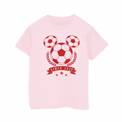 Disney Boys Mickey Football Head T-Shirt - 12-13 Years, Baby Pink