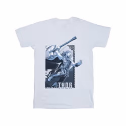 Marvel Boys Thor Love And Thunder Attack T-Shirt - 12-13 Years, White