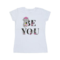 Disney Womens/Ladies Dumbo Be You Cotton T-Shirt - XXL, White