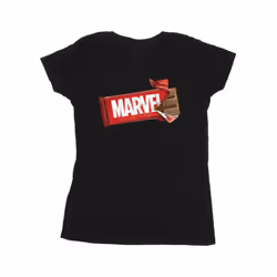 Marvel Universe Womens/Ladies Marvel Chocolate Cotton T-Shirt - XL, Black