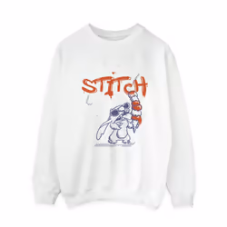 Disney Womens/Ladies Lilo & Stitch Ice Creams Sweatshirt - XXL, White
