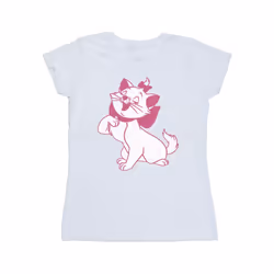 Disney Womens/Ladies The Aristocats Marie Cotton T-Shirt - S, White