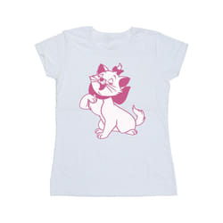 Disney Womens/Ladies The Aristocats Marie Cotton T-Shirt - S, White