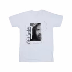 Star Wars Mens Obi-Wan Kenobi Jedi SciFi Collage T-Shirt - XL, White