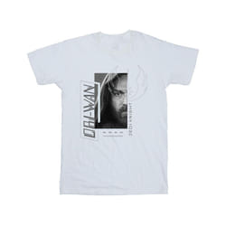 Star Wars Mens Obi-Wan Kenobi Jedi SciFi Collage T-Shirt - XL, White
