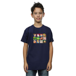 Disney Boys Toy Story Character Squares T-Shirt - 12-13 Years, Navy Blue