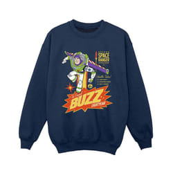 Disney Boys Toy Story Buzz Lightyear Space Sweatshirt - 5-6 Years, Navy Blue