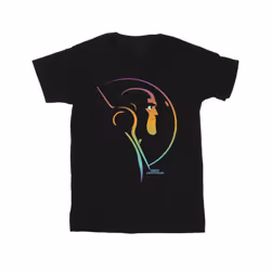Disney Mens Lightyear Blended Stare T-Shirt - L, Black